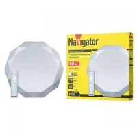 Светильник Navigator 61 661 NBL-RC01-60-MK-IP20-LED алмаз с пультом управления