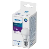 Лампа светодиодная PHILIPS A60 11Вт 900лм E27 830, 929002299217