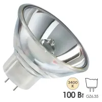 Лампа галогенная PHILIPS 6834FO EFP A1/231 100W 12V GZ6.35 50h (64627), 871150040973760