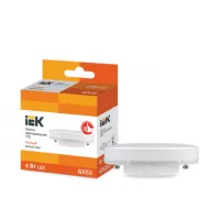 Лампа светодиодная IEK GX53 6Вт 230В 3000К, LLE-T80-6-230-30-GX53