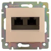 Розетка компьютерная RJ45 Cat.6 Legrand VALENA CLASSIC, слоновая кость, 774143