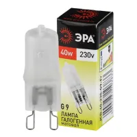 Лампа галогенная Эра JCD-40W-230V G9 Fr 230V 40W мат., C0027368