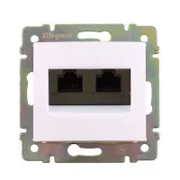 Розетка компьютерная RJ45 Cat.5 Legrand VALENA CLASSIC, белый, 694292