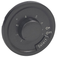 Лицевая панель - Программа Celiane - термостат с датчиком для теплого пола Кат. № 0 674 05 - графит