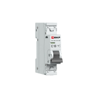 Автоматический выключатель 1P 10А (C) 4,5kA ВА 47-63N EKF PROxima