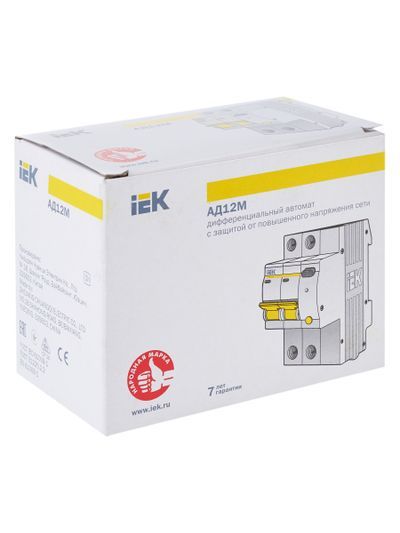 KARAT Дифференциальный автомат АД12M 2P B16 30мА тип A IEK