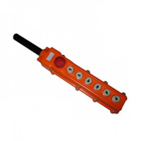 Пульт кноп. ПКТ-60Б У2, 5А, IP54, кнопка блокировка с/фикс. красн., стоп, вверх, вниз, влево, вправо