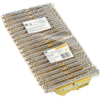 Шина PE "земля" на DIN-изол ШНИ-6х9-20-Д-Ж IEK