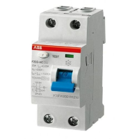 УЗО  2П  40А 100мА  АBB  F202  тип АС  2CSF202001R2400