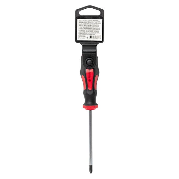 Отвертка крестовая pozidriv Master PZ1x100 мм EKF Basic