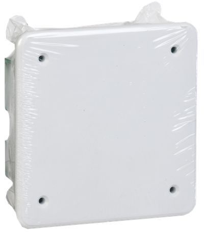 Коробка распаячная ОП 92х92х45 КМ41021 для полых стен (с саморезами метал. лапки. с крышкой) ИЭК UKG