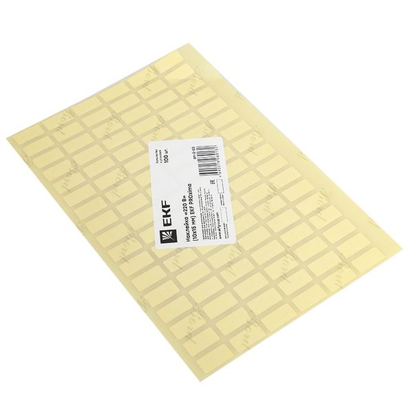Наклейка "220В" (10x15) EKF PROxima