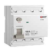 Выключатель дифференциального тока 4п 100А 30мА тип A 6кА ВД-100N электромех. PROxima EKF E1046MA100