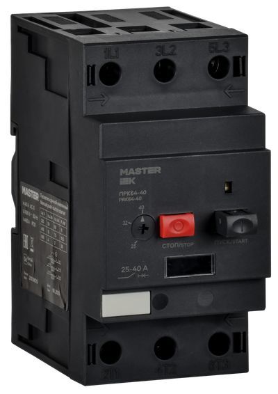 Пускатель ПРК64-40 In=40А Ir=25-40А Ue 660В MASTER IEK