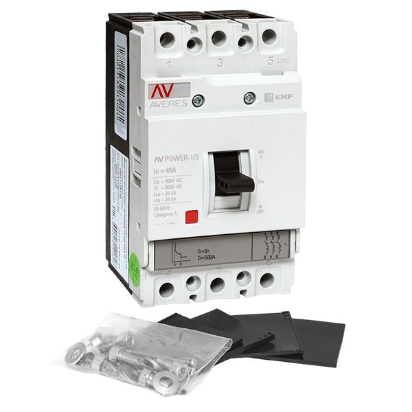 Выкл. Автом.  3П    40А  35кА  AV POWER-1/3 TR EKF AVERES