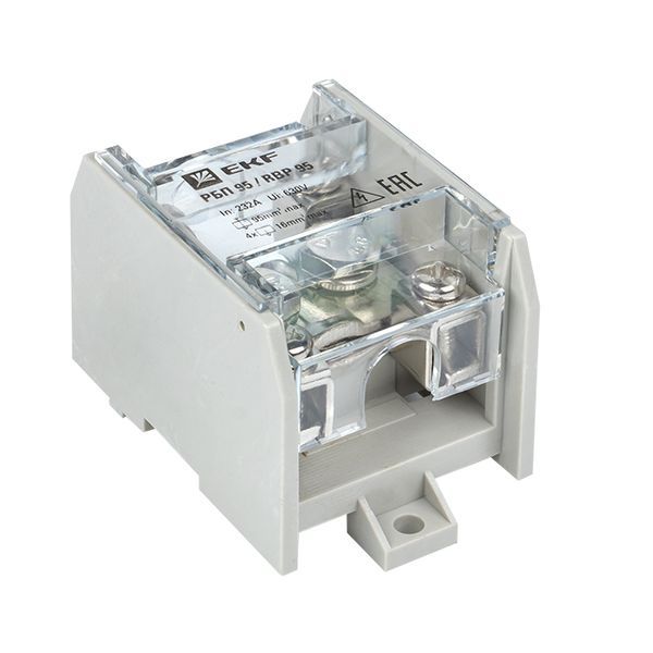 Распределительный блок проходной РБП 95 (1x95-4x16 мм2) 232/100А EKF PROxima