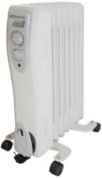 Масляный обогреватель МО-7ТВ, 1500Вт, 7 секций, вентилятор, регулятор мощности, термостат, TDM