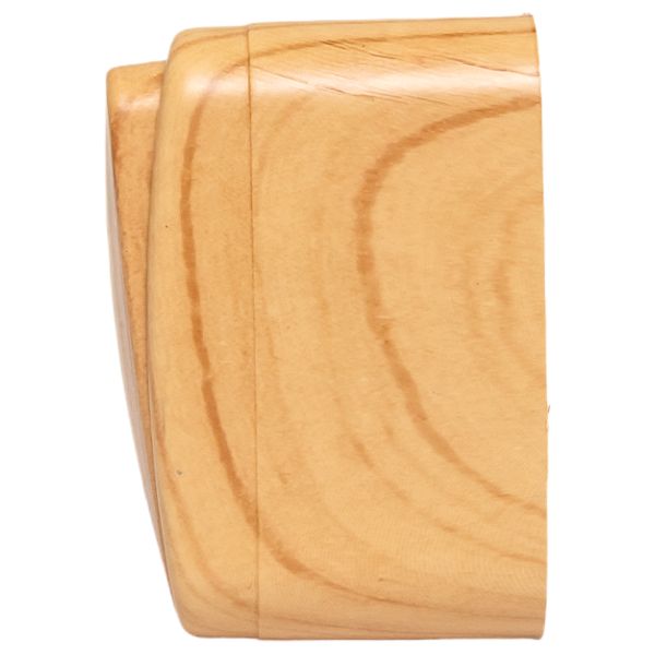 Выключатель 1-клавишный ОП Минск 10А светлое дерево EKF