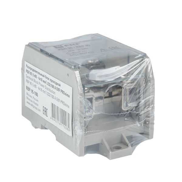 Распределительный блок проходной РБП 95 (1x95-4x16 мм2) 232/100А EKF PROxima