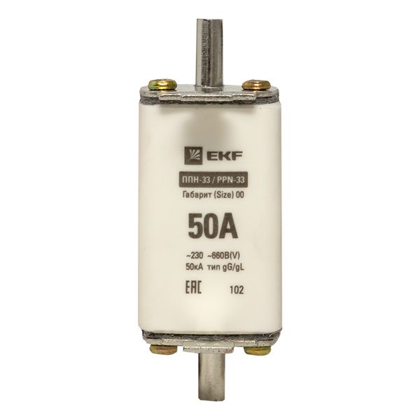 Плавкая вставка ППН-33 160/ 50А габарит 00 EKF
