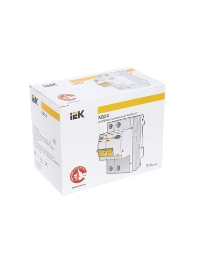 KARAT Дифференциальный автомат АД12 2P 16А 30мА тип AC IEK