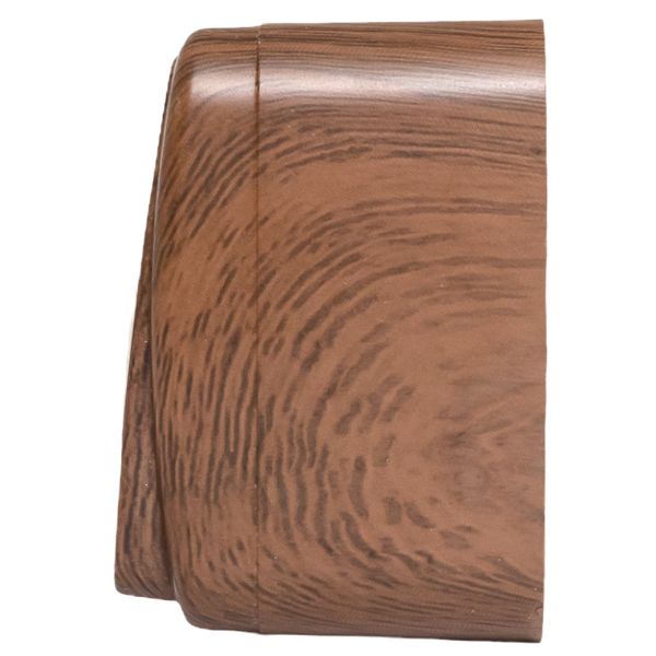 Выключатель 1-клавишный ОП Минск 10А тёмное дерево EKF