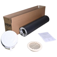 Клапан кив Нова - Строй, ООО 125-01-06 (в сборе, с бежевой решёткой) NovaPROF 83