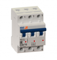 Выкл. автом. 3П    2А хар-ка С  10кА  КЭАЗ OptiDin BM63-3С2-10-УХЛ3 в комплекте 2 заглушки