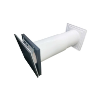 Приточный клапан RETON TL98DE черный, с регулятором расхода воздуха и фильтром, с клапаном от дождя