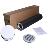 Клапан кив Нова - Строй, ООО 125-01-06 (в сборе, с светло серой решёткой) NovaPROF 81