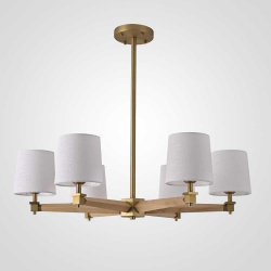 Подвесная люстра Imperium Loft Jorgenson D85 White/Light Wood 203575-26