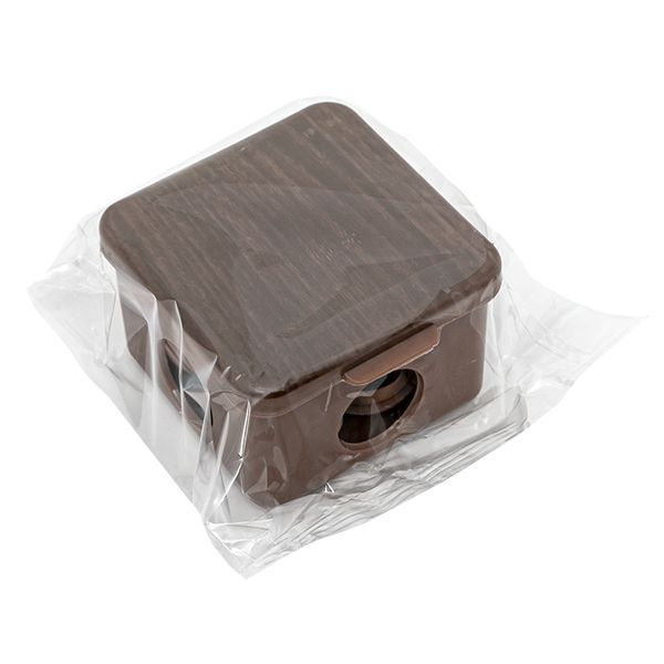 Коробка распределительная КМР-030-036 пылевлагозащитная, 4 мембр.ввода (65x65x50) тёмн. дер. EKF