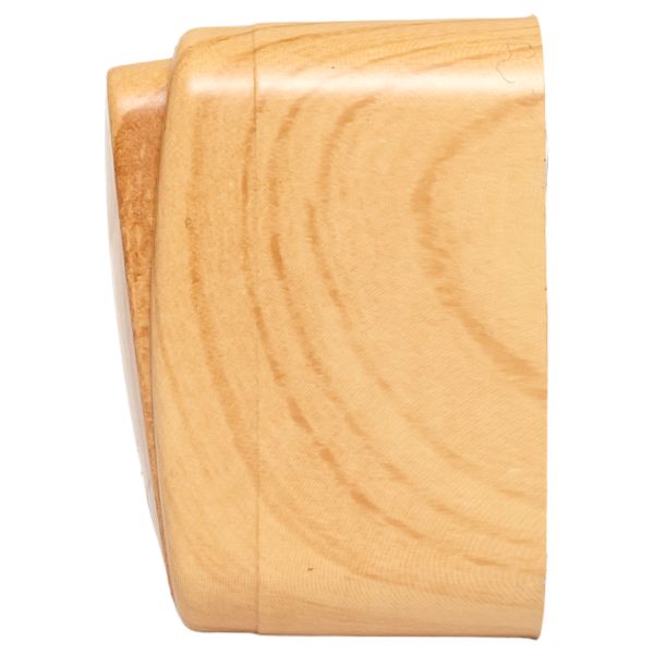 Выключатель 2-клавишный ОП Минск 10А с индикатором светлое дерево EKF