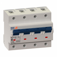 Выключатель автоматический модульный OptiDin BM125-4ND80-14ln-УХЛ3 в комплекте 2 заглушки