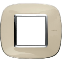 Axolute декоративные накладки в форме эллипса, прозрачные, цвет бежевая карамель, на 2 моду HB4802DA