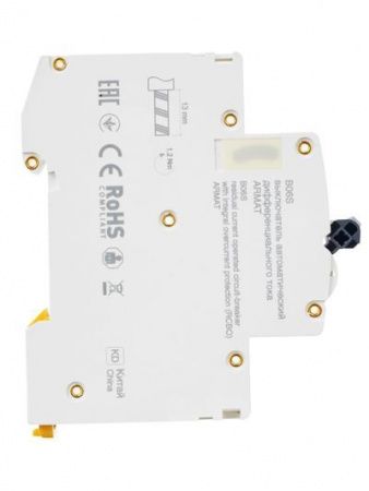 ARMAT Автоматический выключатель дифференциального тока B06S 1P+NP B16 30мА тип A (18мм) IEK