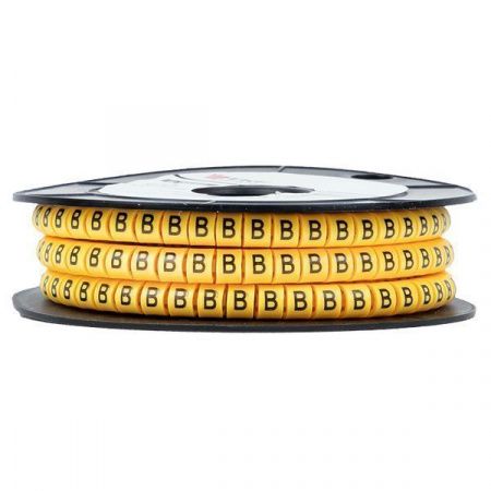 Маркер кабельный 2,5 мм2 "B" (1000 шт.) (ЕС-1) EKF PROxima