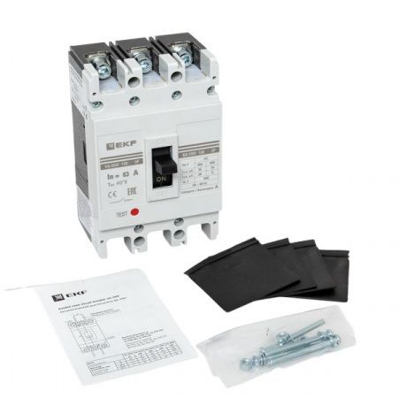 Выключатель автоматический ВА-99М 100/63А 3P 35кА EKF