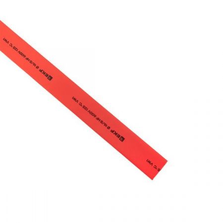 Термоусаживаемая трубка ТУТ нг 16/8 красная рулон EKF PROxima