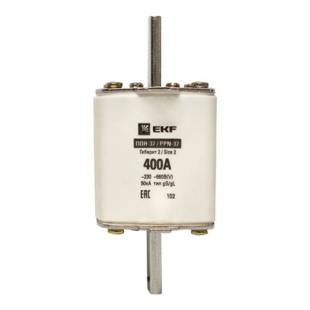 Плавкая вставка предохр.ППН-37 400/400А габ. 2  EKF