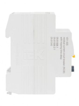 Выключатель дифференциальный (УЗО) ВД1-63S 2Р 63А 100мА IEK