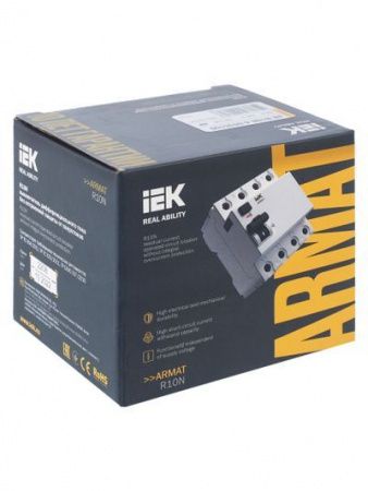 ARMAT Выключатель дифференциального тока R10N 4P 63А 100мА тип AC IEK