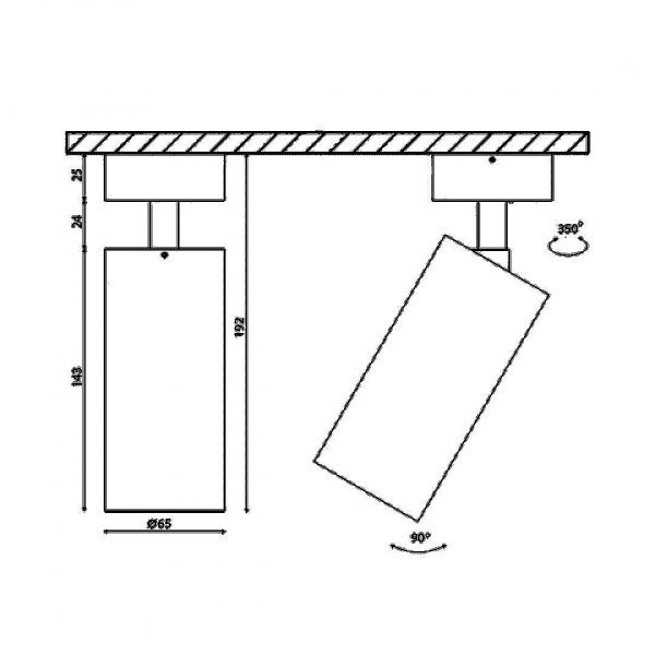 Основание для светильника SWG VL-M3-BL 003417