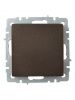 BRITE Выключатель 1-клавишный самовозвратный 10А ВС10-1-4-БрТБ темная бронза IEK