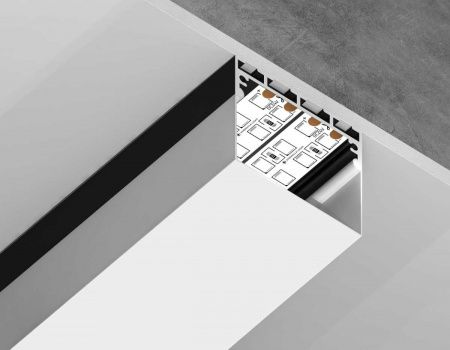 Профиль алюминиевый накладной/подвесной "Profile System" AMBRELLA LIGHT ILLUMINATION GP3070BK