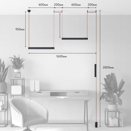 Трековая ременная система Denkirs Belty Set DK55SET18-01-BR