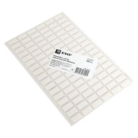 Наклейка "12В" (10x15) EKF PROxima