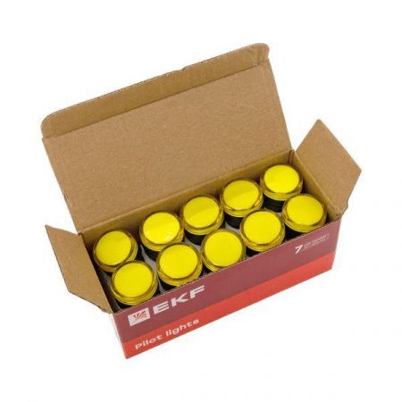 Матрица светодиодная AD16-22HS желтая 24В AC/DC EKF PROxima