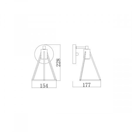 Бра Vele Luce Storm VL6136W01