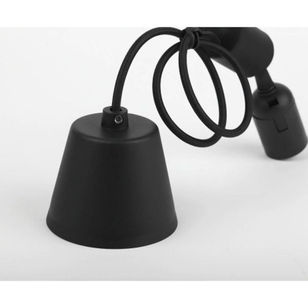 Патрон ЭРА Е27 с подвесом Б0048039 черный